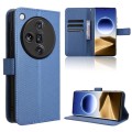 For OPPO Find X7 Ultra 5G Diamond Texture Leather Phone Case(Blue)