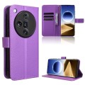 For OPPO Find X7 Ultra 5G Diamond Texture Leather Phone Case(Purple)