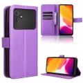 For Cubot Note 21 Diamond Texture Leather Phone Case(Purple)