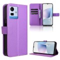 For Cubot Note 50 Diamond Texture Leather Phone Case(Purple)