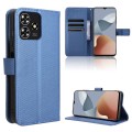 For ZTE Blade A73 4G Diamond Texture Leather Phone Case(Blue)