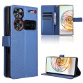 For ZTE nubia Z60 Ultra Diamond Texture Leather Phone Case(Blue)