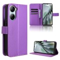 For ZTE Libero 5G IV Diamond Texture Leather Phone Case(Purple)