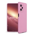 For Xiaomi Redmi Note 12 Pro 5G Global GKK Three Stage Splicing Full Coverage PC Phone Case(Rose Gol