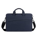 For 15.6 inch ST01S Waterproof Oxford Laptop Diagonal Shoulder Handbag(Navy Blue)