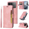 For Xiaomi Redmi K70 / K70 Pro 5G BETOPNICE Dual-side Buckle Leather Phone Case(Pink)