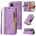 For Xiaomi Redmi Note 13 Pro+ 5G Global BETOPNICE Dual-side Buckle Leather Phone Case(Purple)