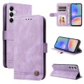 For Samsung Galaxy A05s Skin Feel Life Tree Metal Button Leather Phone Case(Purple)