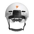 Foxwear V6S 1080P HD Video Recorder Cycling Smart Helmet, Size: 54-61cm(White)