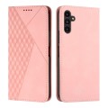 For Samsung Galaxy A15 Diamond Splicing Skin Feel Magnetic Leather Phone Case(Rose Gold)