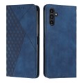 For Samsung Galaxy S24 Diamond Splicing Skin Feel Magnetic Leather Phone Case(Blue)