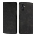 For Samsung Galaxy S24+ Diamond Splicing Skin Feel Magnetic Leather Phone Case(Black)