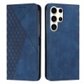 ForSamsung Galaxy S24 Ultra Diamond Splicing Skin Feel Magnetic Leather Phone Case(Blue)