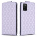 For Samsung Galaxy A20s / A03s Diamond Lattice Vertical Flip Leather Phone Case(Purple)