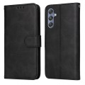 For Samsung Galaxy M34 5G Classic Calf Texture Flip Leather Phone Case(Black)