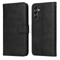For Samsung Galaxy A25 5G Global Classic Calf Texture Flip Leather Phone Case(Black)