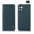 For Samsung Galaxy S24 KHAZNEH Nappa Top Layer Cowhide Leather Phone Case(Green)