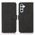 For Samsung Galaxy A15 KHAZNEH Matte Texture Leather Phone Case(Black)