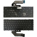 For Dell Alienware x15 R2 / R1 US Version Backlight Laptop Keyboard(Black)