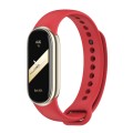 For Xiaomi Mi Band 8 Mijobs Solid Color Silicone Watch Band(Red)