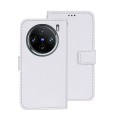 For vivo X100 Pro idewei Crazy Horse Texture Leather Phone Case(White)