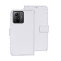 For Xiaomi Redmi Note 12S idewei Crazy Horse Texture Leather Phone Case(White)