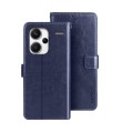 For Xiaomi Redmi Note 13 Pro+ 5G idewei Crazy Horse Texture Leather Phone Case(Blue)