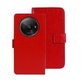 For Xiaomi Redmi A3 4G idewei Crazy Horse Texture Leather Phone Case(Red)