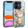For iPhone 11 Animal Pattern Oil Painting Series PC + TPU Phone Case(Colorful Tiger)