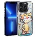 For iPhone 13 Pro Animal Pattern Oil Painting Series PC + TPU Phone Case(Colorful Tiger)