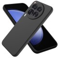 For Tecno Camon 30 Premier Pure Color Liquid Silicone Shockproof Phone Case(Black)