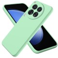 For Tecno Camon 30 Premier Pure Color Liquid Silicone Shockproof Phone Case(Green)
