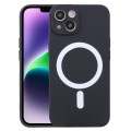 For iPhone 15 Plus Liquid Silicone Magsafe Phone Case(Black)