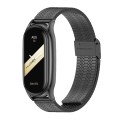 For Xiaomi Mi Band 8 Mijobs Plus Case Metal Watch Band(Black)