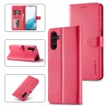 For Samsung Galaxy S23 FE 5G LC.IMEEKE Calf Texture Leather Phone Case(Red)