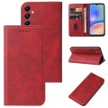 For Samsung Galaxy A05s Magnetic Closure Leather Phone Case(Red)