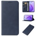 For Realme 12 5G Magnetic Closure Leather Phone Case(Blue)