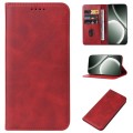 For Realme GT Neo6 SE Magnetic Closure Leather Phone Case(Red)