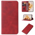For OPPO Reno11 China Magnetic Closure Leather Phone Case(Red)