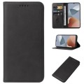 For ZTE Blade A34 Magnetic Closure Leather Phone Case(Black)