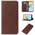 For ZTE Blade V50 Vita Magnetic Closure Leather Phone Case(Brown)