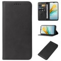 For ZTE Blade A53 Pro Magnetic Closure Leather Phone Case(Black)