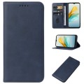 For ZTE Blade A53 Pro Magnetic Closure Leather Phone Case(Blue)