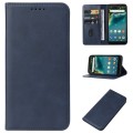 For ZTE Avid 589 / Z5158 Magnetic Closure Leather Phone Case(Blue)