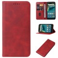 For ZTE Avid 589 / Z5158 Magnetic Closure Leather Phone Case(Red)