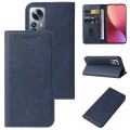 For Xiaomi 12 Magnetic Closure Leather Phone Case(Blue)