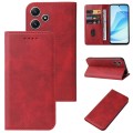 For Xiaomi Redmi 12 5G Magnetic Closure Leather Phone Case(Red)