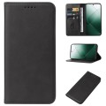 For Xiaomi 14 Magnetic Closure Leather Phone Case(Black)