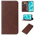 For Xiaomi Redmi Note 10 Lite Magnetic Closure Leather Phone Case(Brown)