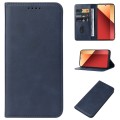 For Xiaomi Poco M6 Pro 4G Magnetic Closure Leather Phone Case(Blue)